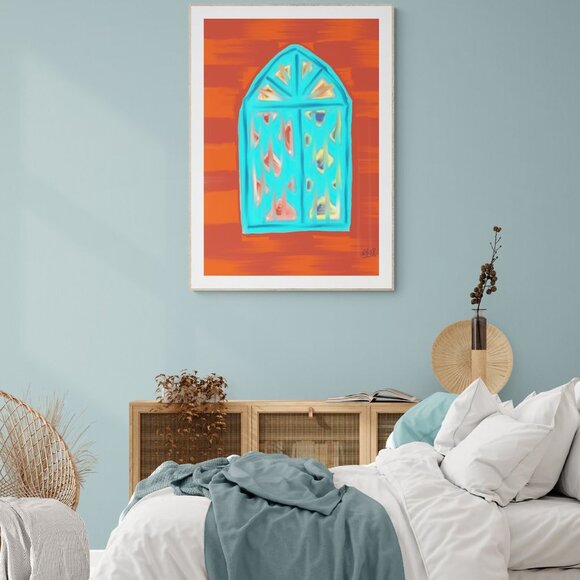 Magical Window | Kids Art | Modern Wall Art Decor | Minimalist Digital Prints - Picture 3 of 4